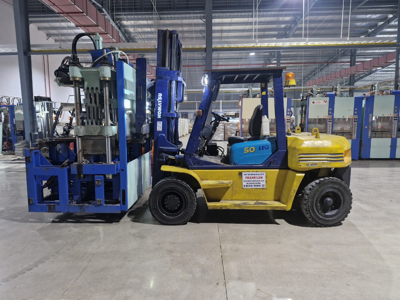 Thuê xe nâng chuyển xưởng tại Thanh Hóa