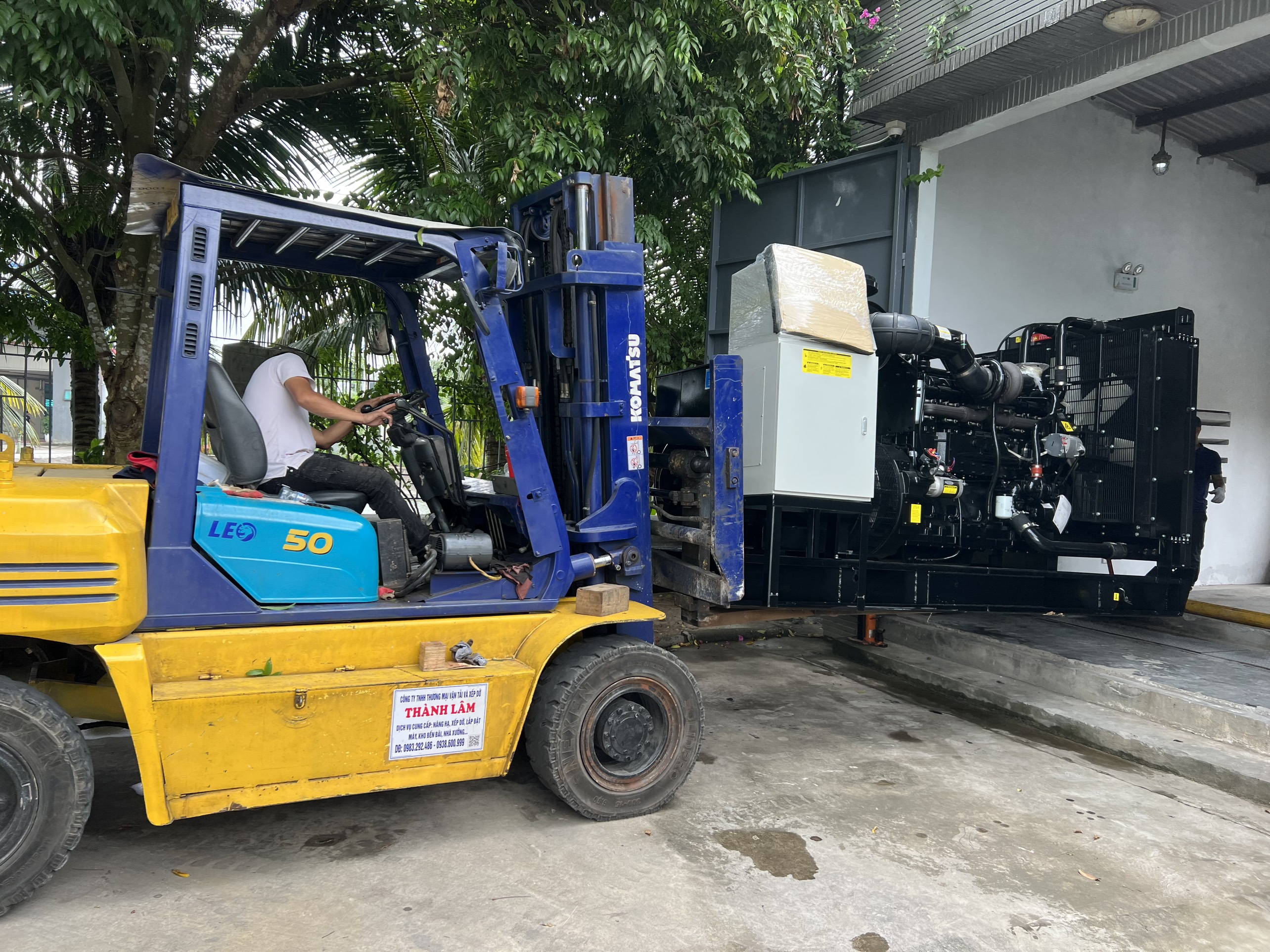 Cho thuê xe nâng tại Vĩnh Bảo Hải Phòng