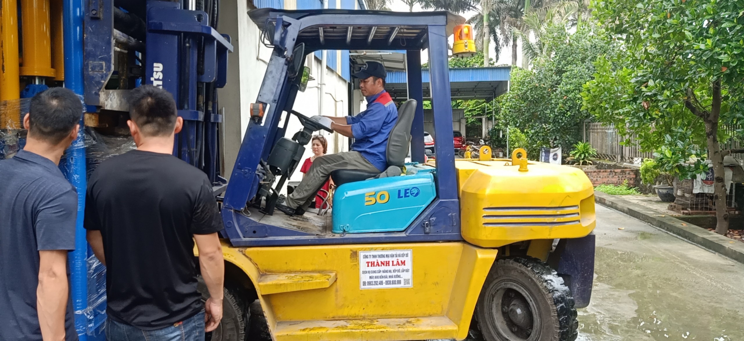 Thuê xe nâng tại quận Lê Chân Hải Phòng