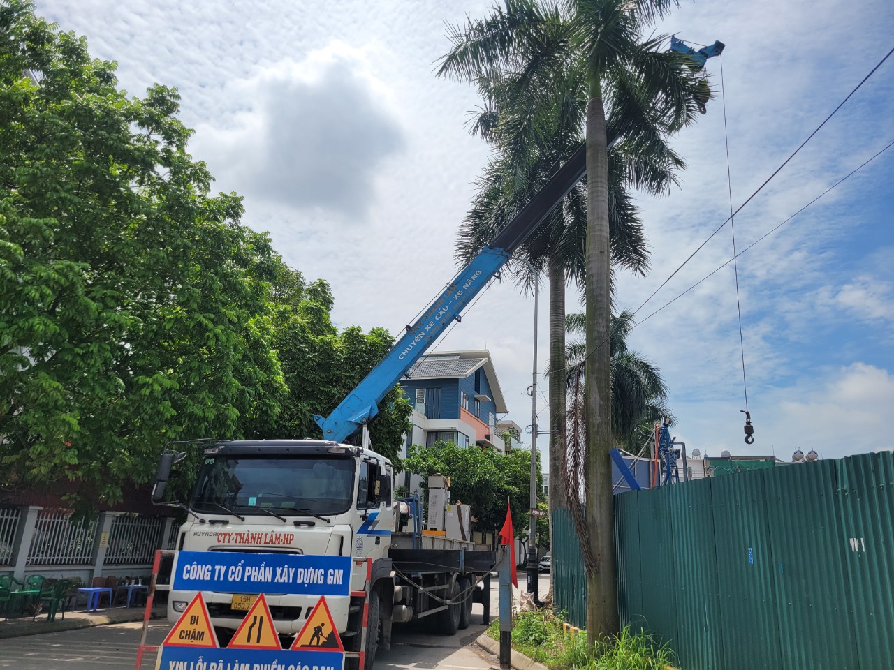 Thuê xe cẩu tại phường Tân Hưng Hải Phòng