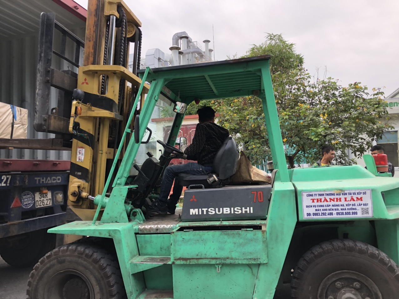 Thuê xe nâng theo giờ Hải Phòng