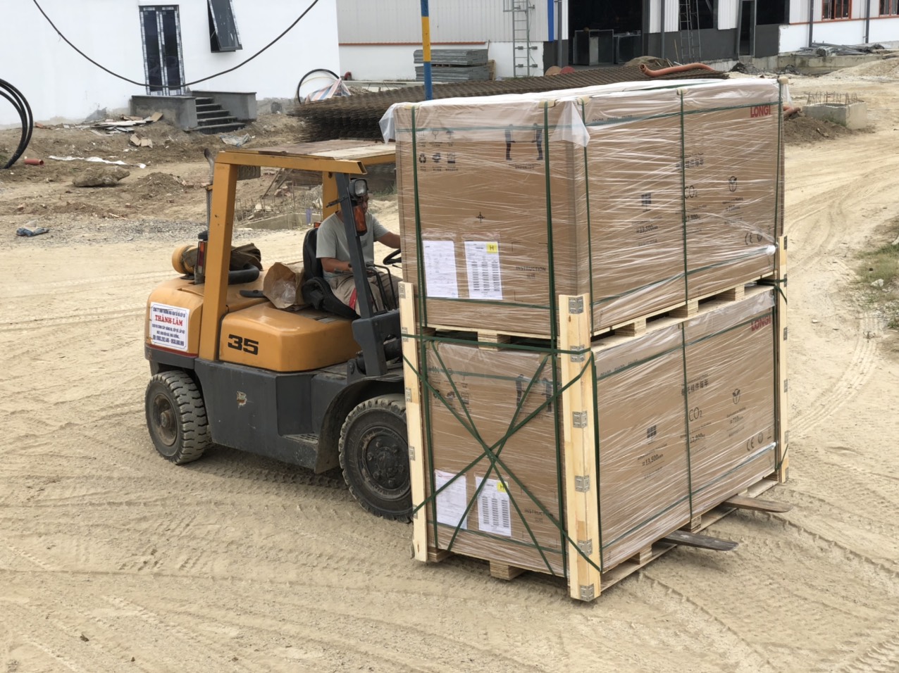 Dịch vụ vận tải xe nâng Hải Phòng