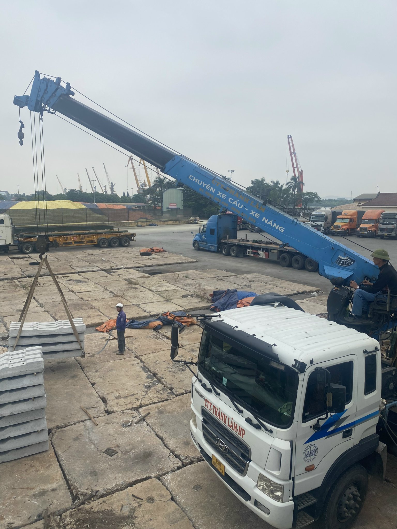 Thuê xe cẩu phường Nam Đồng Hải Phòng