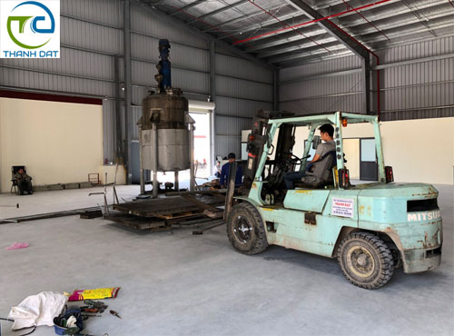Cho thuê xe nâng hạ tại Tiên Lãng Hải Phòng
