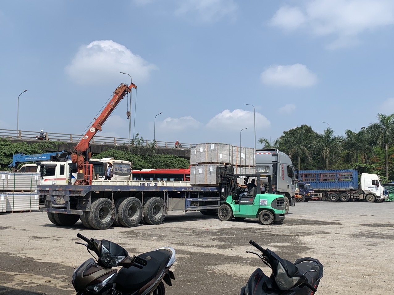 Dich vu cho thue xe nang hang tai Hai Phong